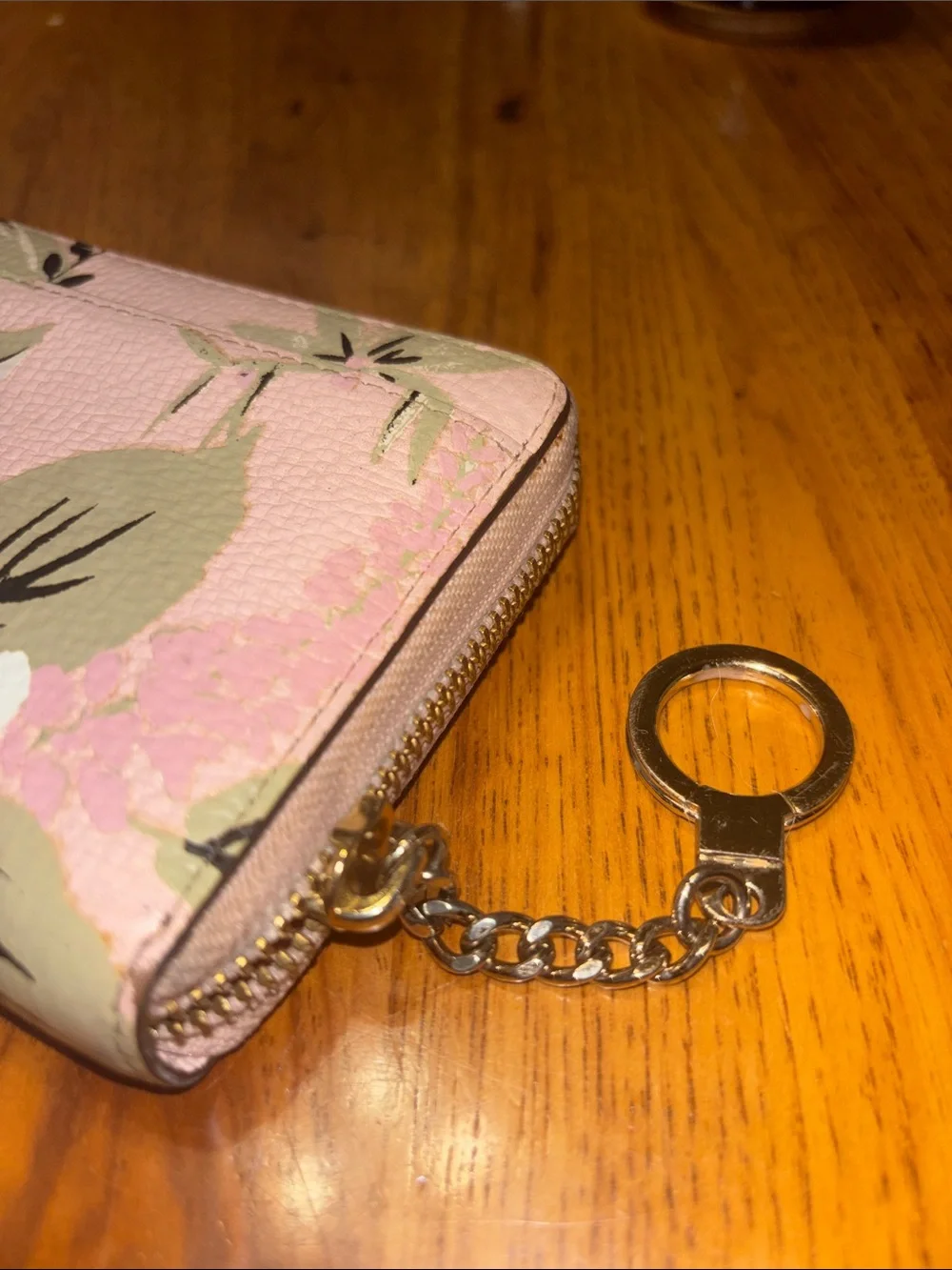 Kate Spade Pink Floral Butterfly Wallet
